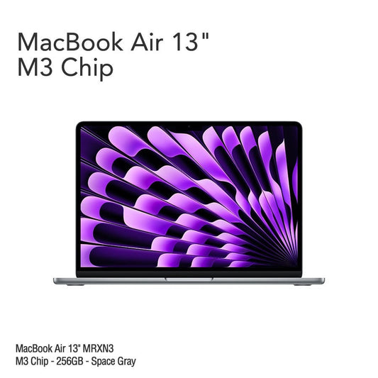 MacBook Air 13.6" [MRXN3] M3 Chip - 8GB UM - 256 GB - Space Gray