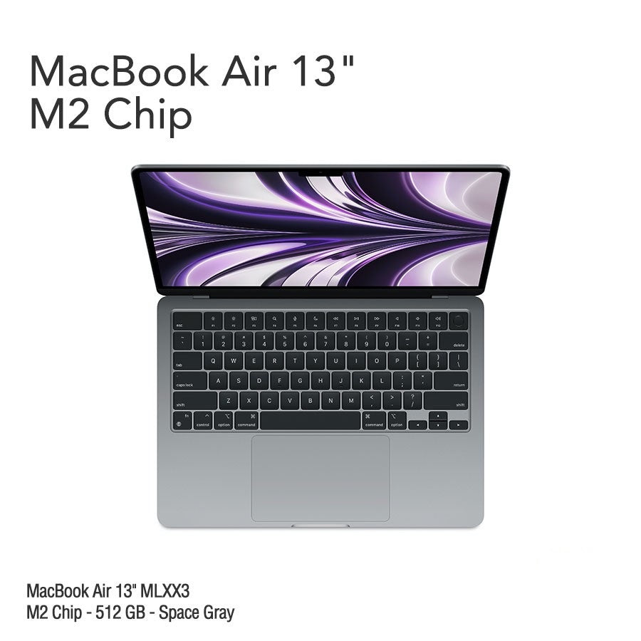 MacBook Air 13.6" Retina [MLY43] M2 Chip 512 GB - Space Gray