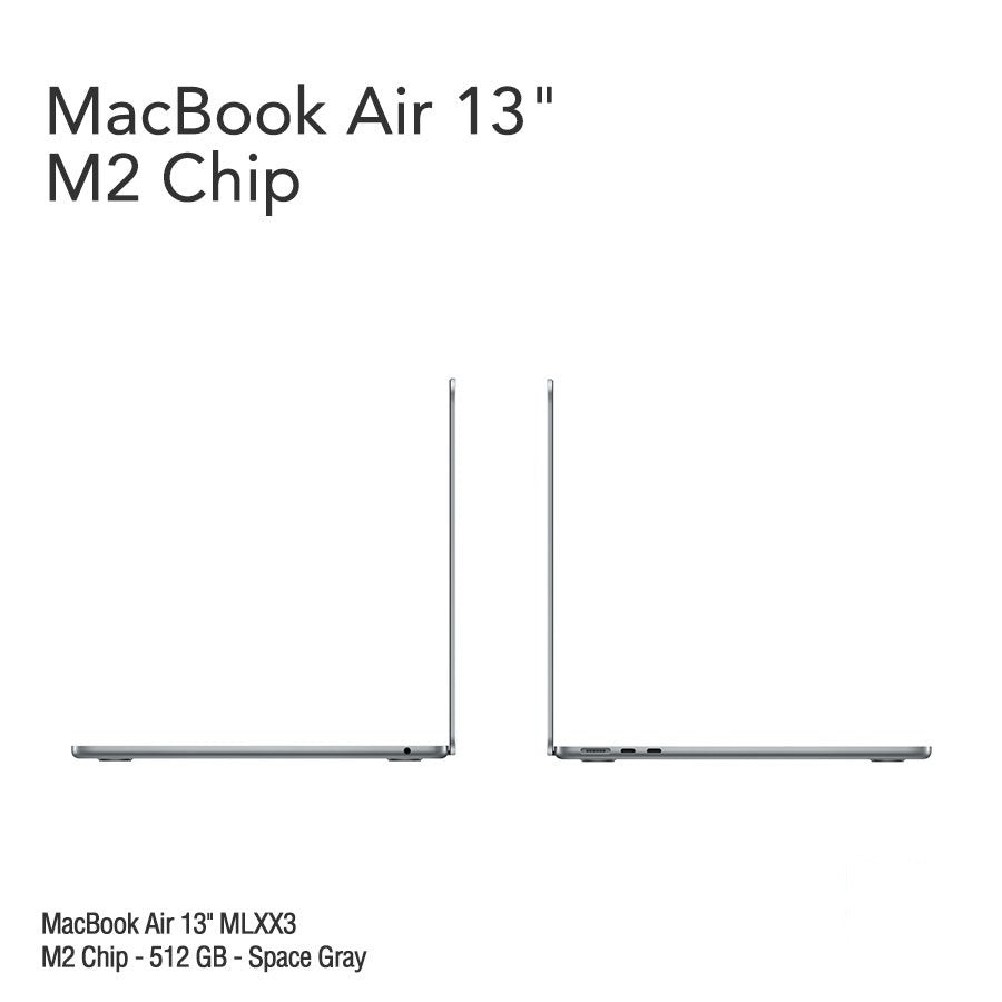 MacBook Air 13.6" Retina [MLY43] M2 Chip 512 GB - Space Gray