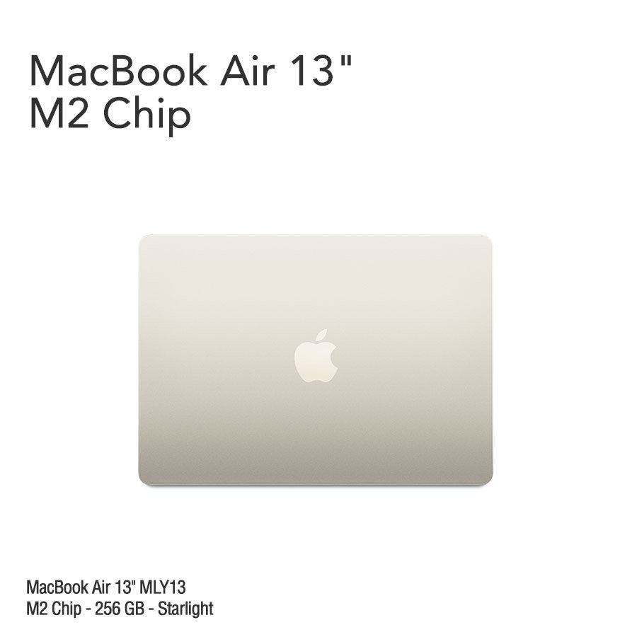 MacBook Air 13.6" Retina [MLY33] M2 Chip 256 GB - Starlight