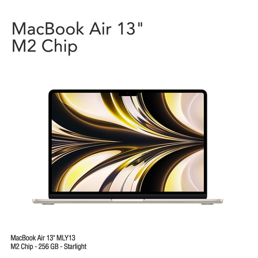 MacBook Air 13.6" Retina [MLY33] M2 Chip 256 GB - Starlight