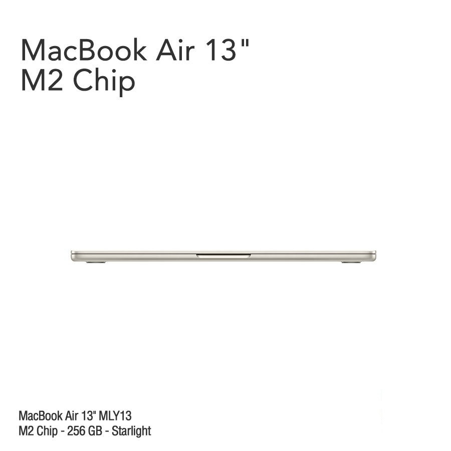 MacBook Air 13.6" Retina [MLY33] M2 Chip 256 GB - Starlight