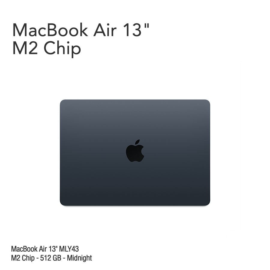 MacBook Air 13.6" Retina [MLY43] M2 Chip 512 GB - Midnight