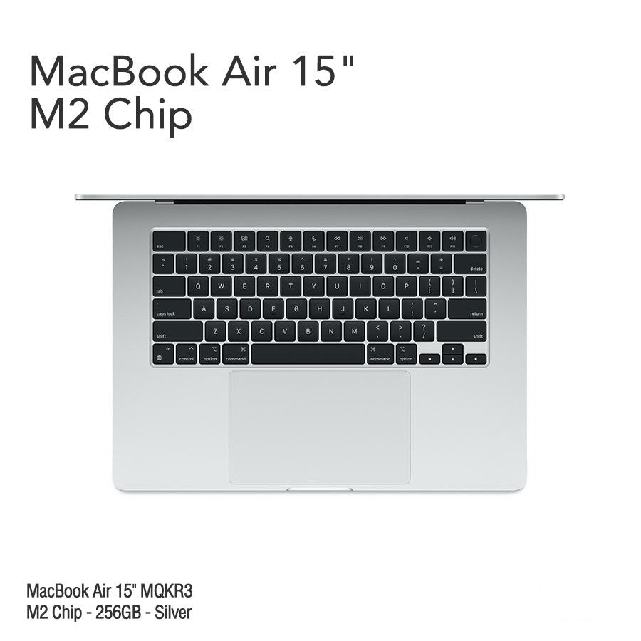 MacBook Air 15.3" Retina [MQKW3] M2 Chip 256 GB - Silver