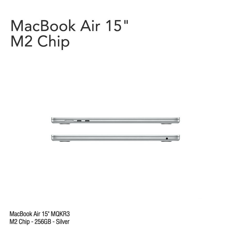 MacBook Air 15.3" Retina [MQKW3] M2 Chip 256 GB - Silver