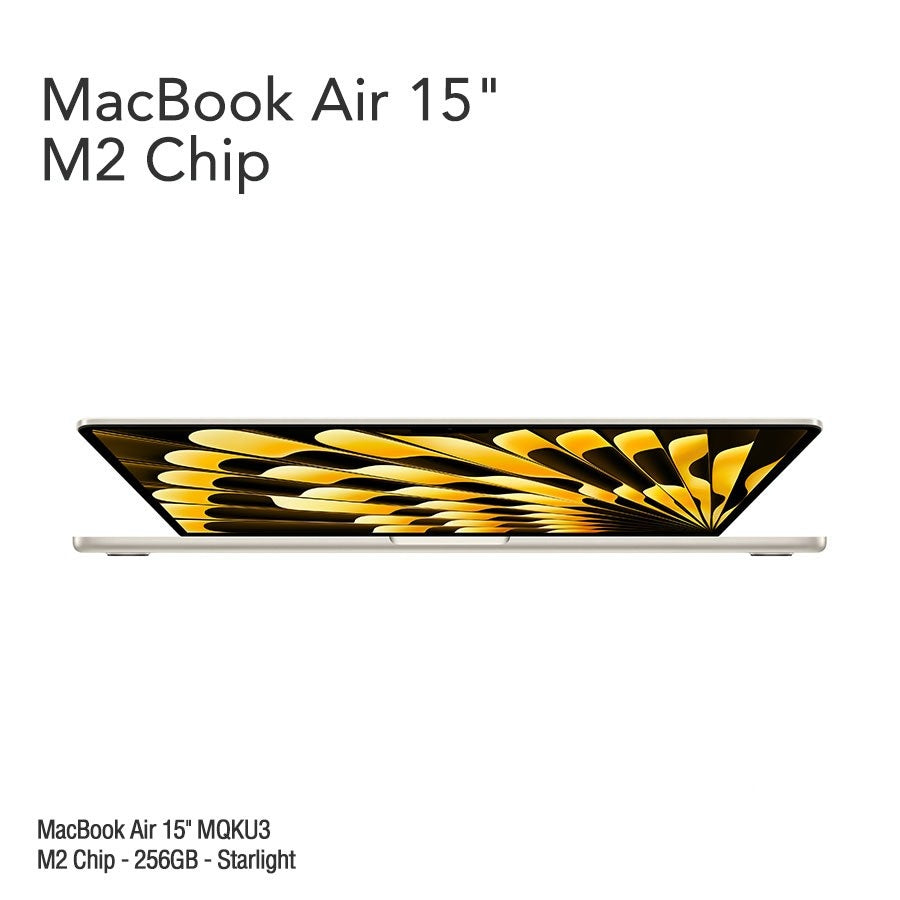 MacBook Air 15.3" Retina [MQKW3] M2 Chip 256 GB - Starlight