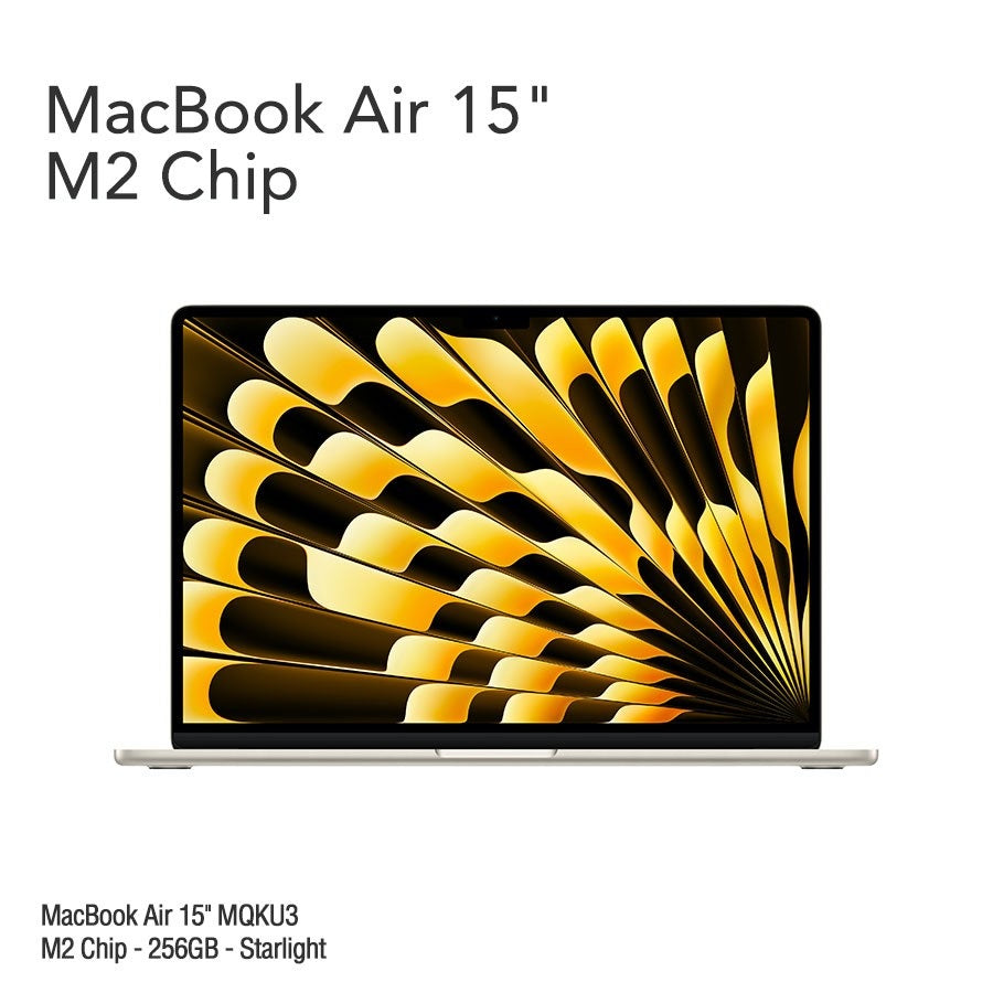 MacBook Air 15.3" Retina [MQKW3] M2 Chip 256 GB - Starlight