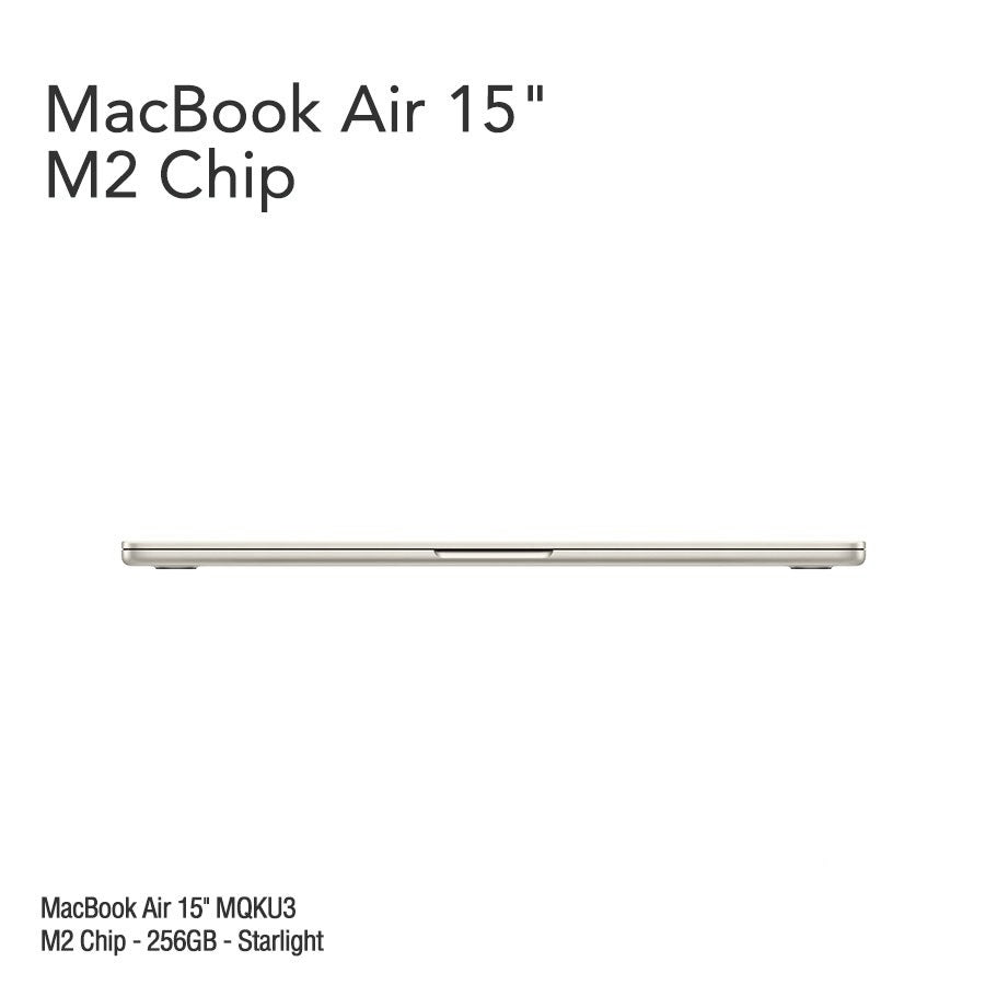 MacBook Air 15.3" Retina [MQKW3] M2 Chip 256 GB - Starlight