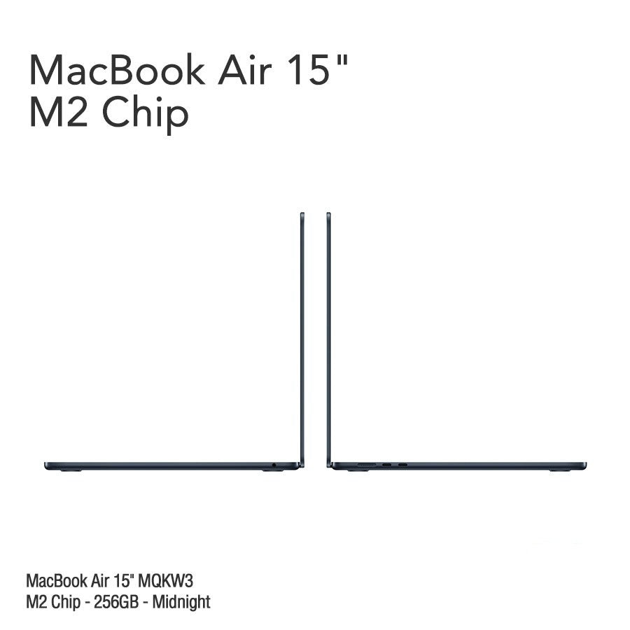 MacBook Air 15.3" Retina [MQKW3] M2 Chip 256 GB - Midnight